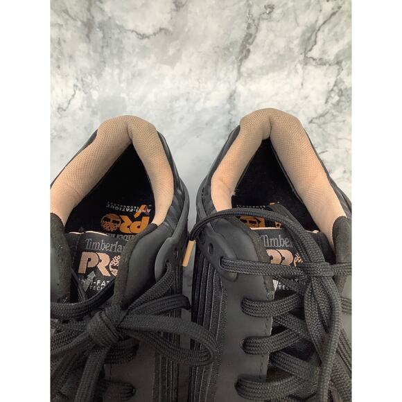 Timberland PRO  10 Black/Pink Drivetrain Work Sneaker Composite Safety Toe P16-6 - Picture 10 of 16